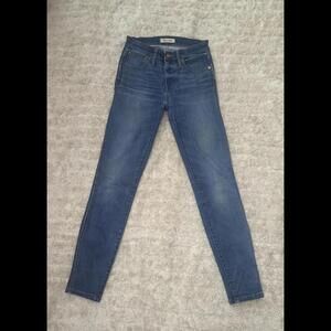 Madewell 9' High Rise Skinny jeans Size 26